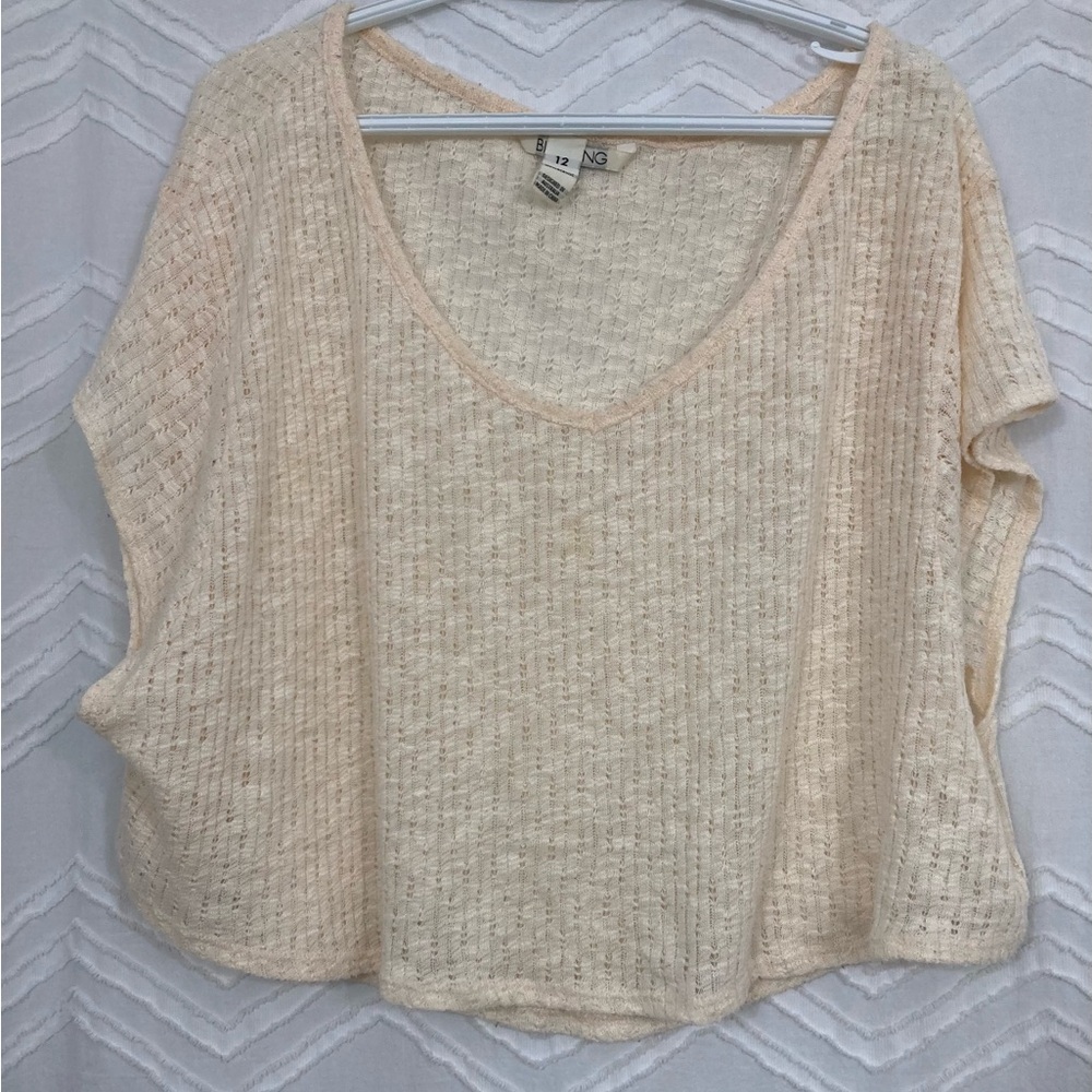 Billabong Women's Cream Knit Top